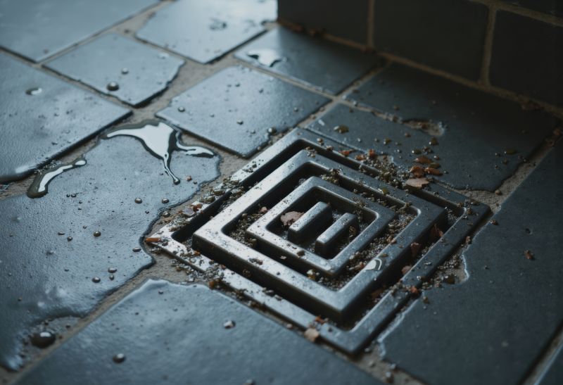 Close-up of Floor Drain